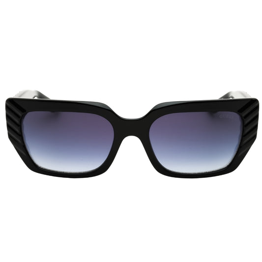 Guess Gu00254 01B Shiny Black  / Gradient Smoke Sunglasses Female 55X18X135 One Size