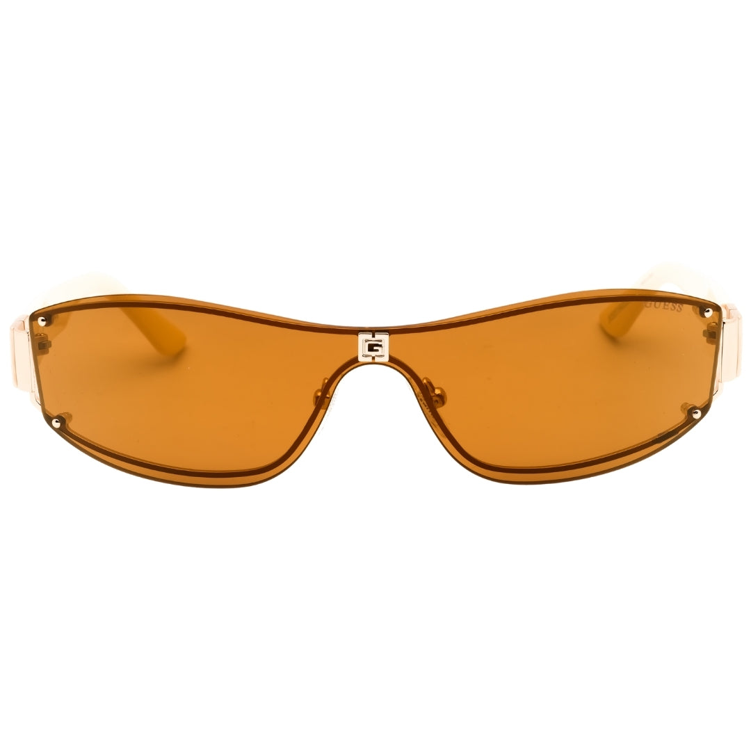 Guess Gu00263 32G Gold / Brown Mirror Sunglasses Female 00X0X120 One Size