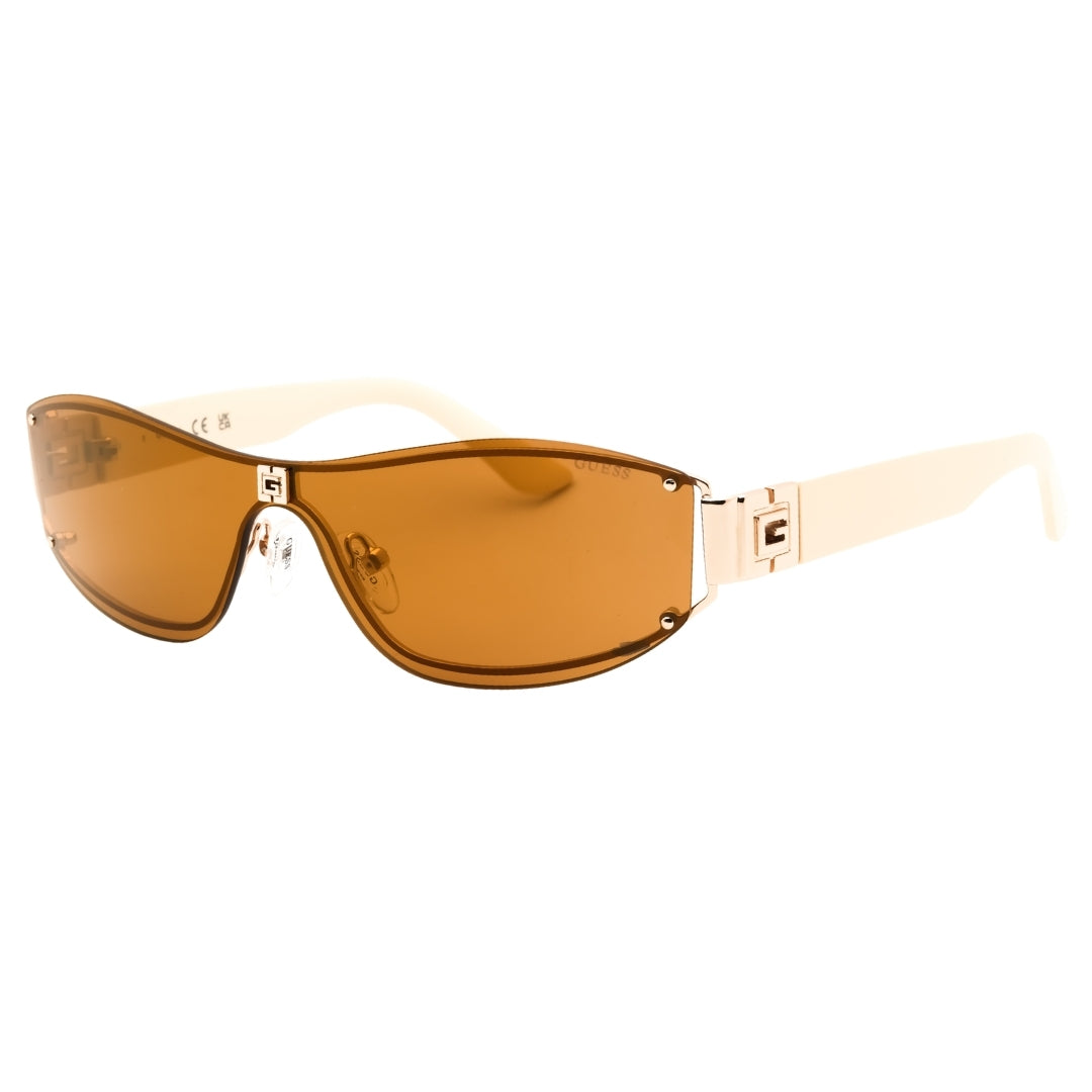 Guess Gu00263 32G Gold / Brown Mirror Sunglasses Female 00X0X120 One Size