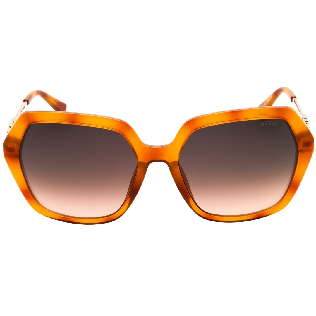 Guess Gu00267 53F Blonde Havana / Gradient Brown Sunglasses Female 57X17X140 One Size