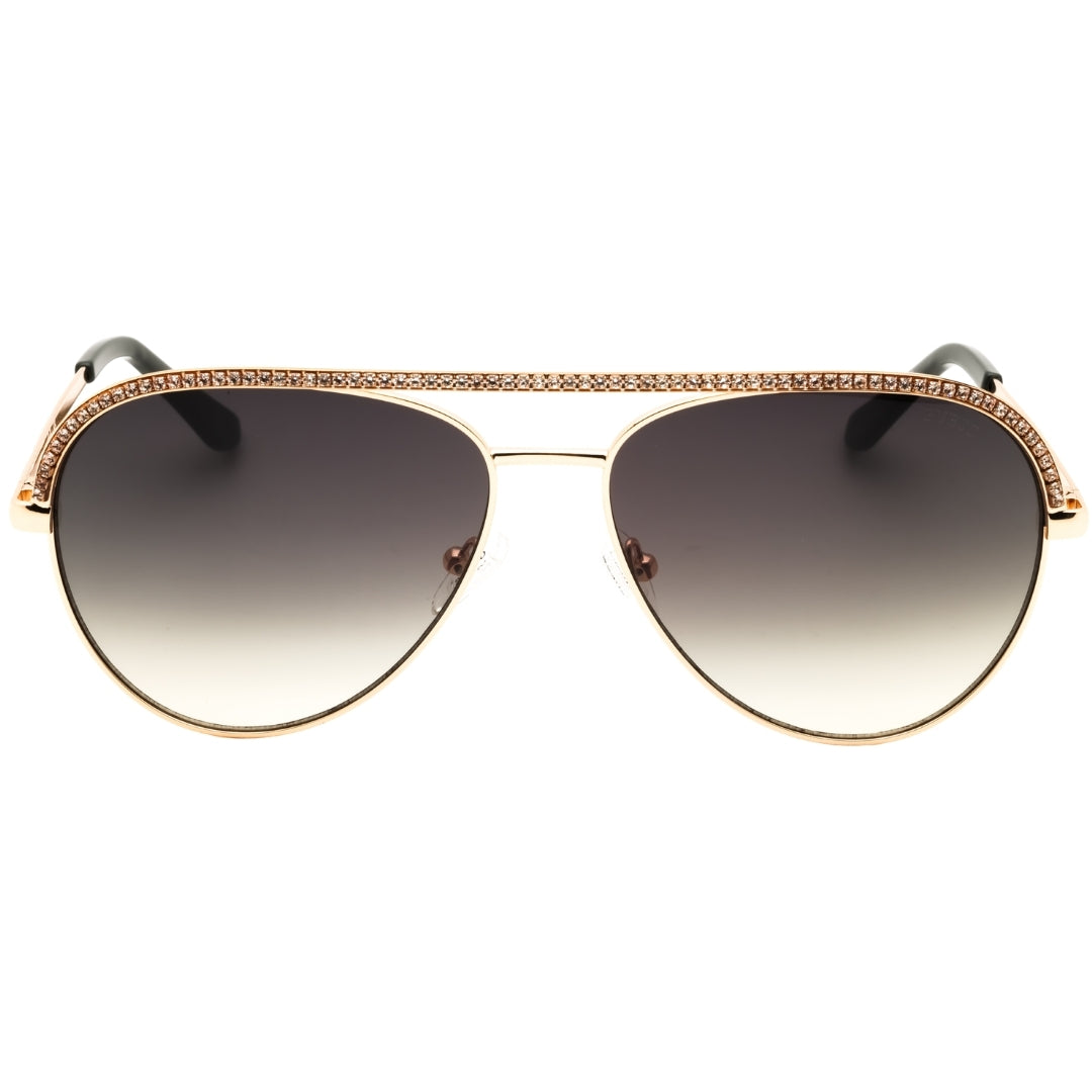 Guess Gu00271 32P Shiny Deep Gold Sunglasses Female 60X15X140 One Size