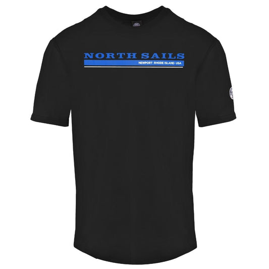 North Sails Newport Logo Black T Shirt