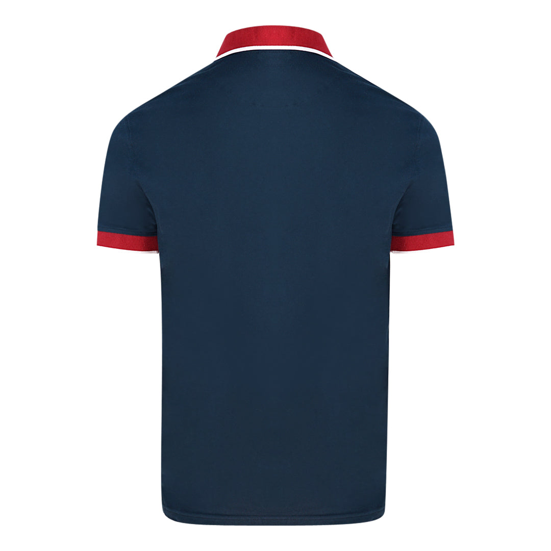 North Sails Colour Block Navy Blue Polo Shirt