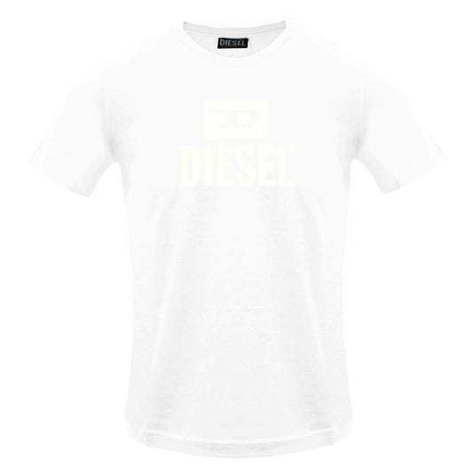 Diesel Monotone Logo Bright White T-Shirt