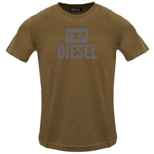 Diesel Monotone Logo Coffee Liqueur T-Shirt