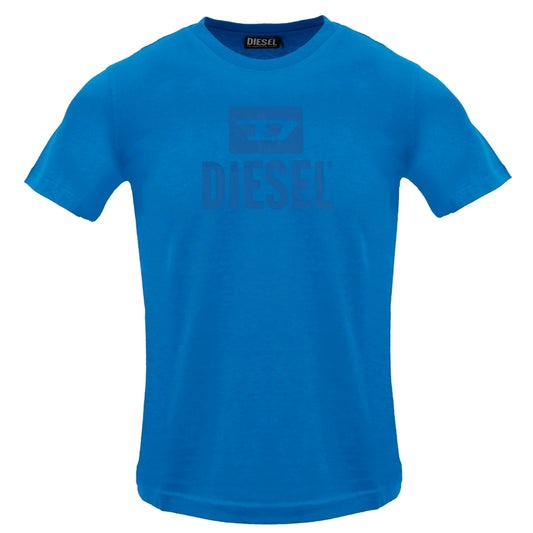 Diesel Monotone Logo Blue Sapphire T-Shirt