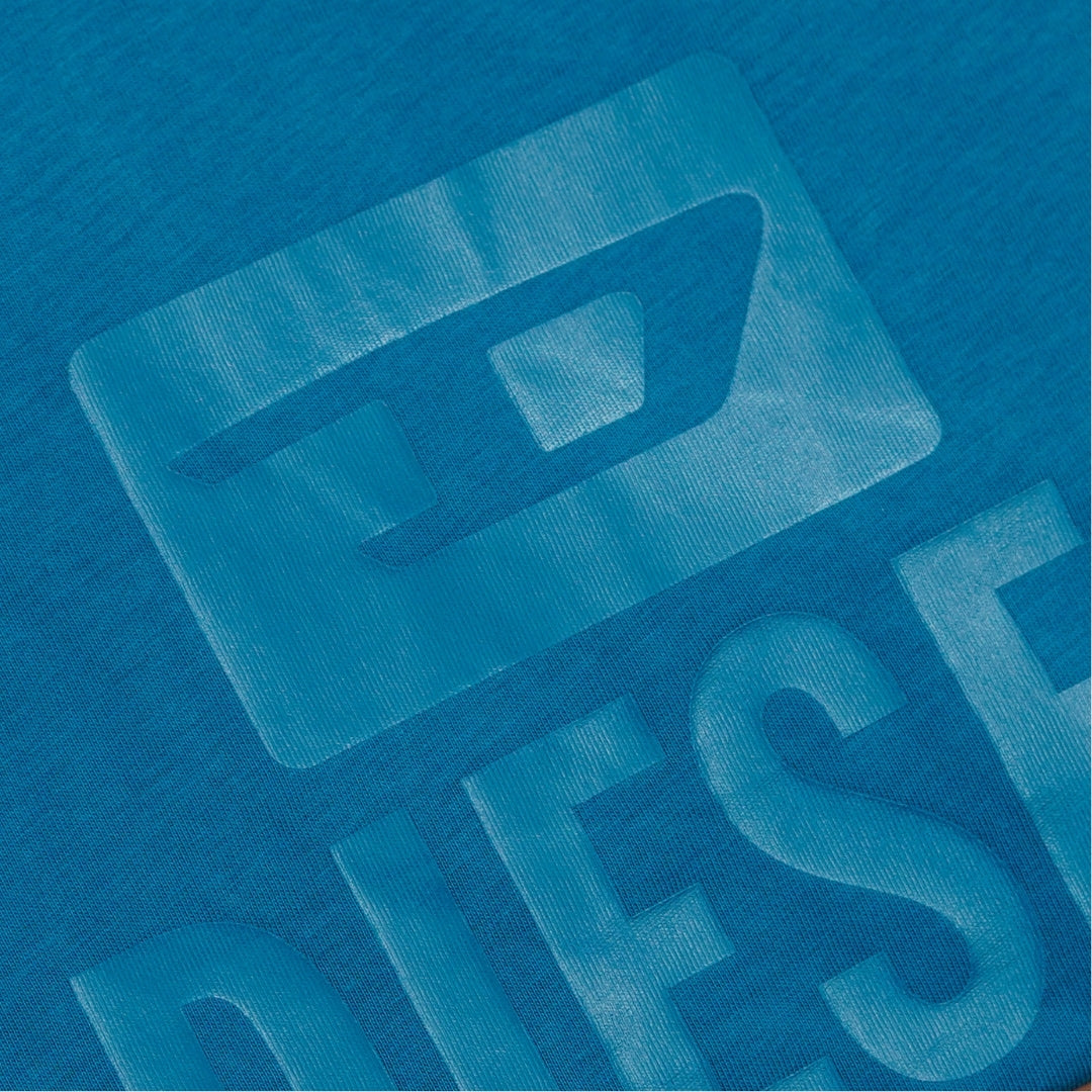 Diesel Monotone Logo Blue Sapphire T-Shirt