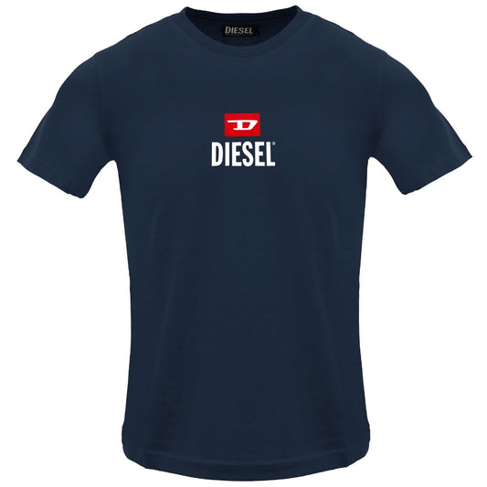Diesel Just Small New D Logo Total Eclipse T-Shirt