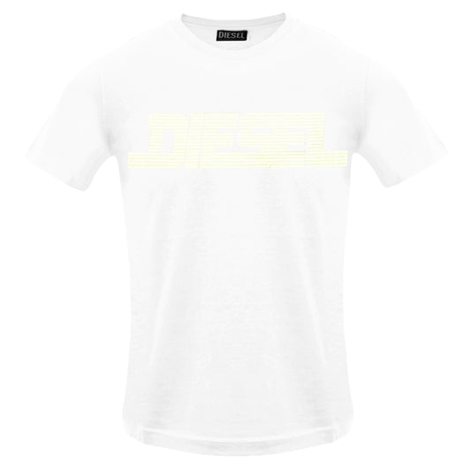 Diesel Monotone Logo Bright White T-Shirt