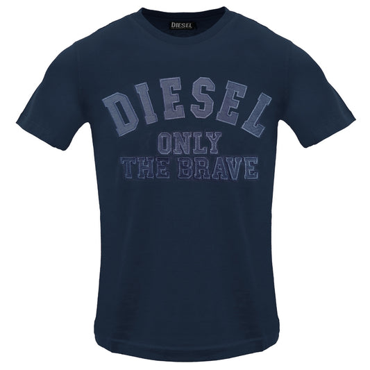 Diesel Monotone Embossed Logo Total Eclipse T-Shirt