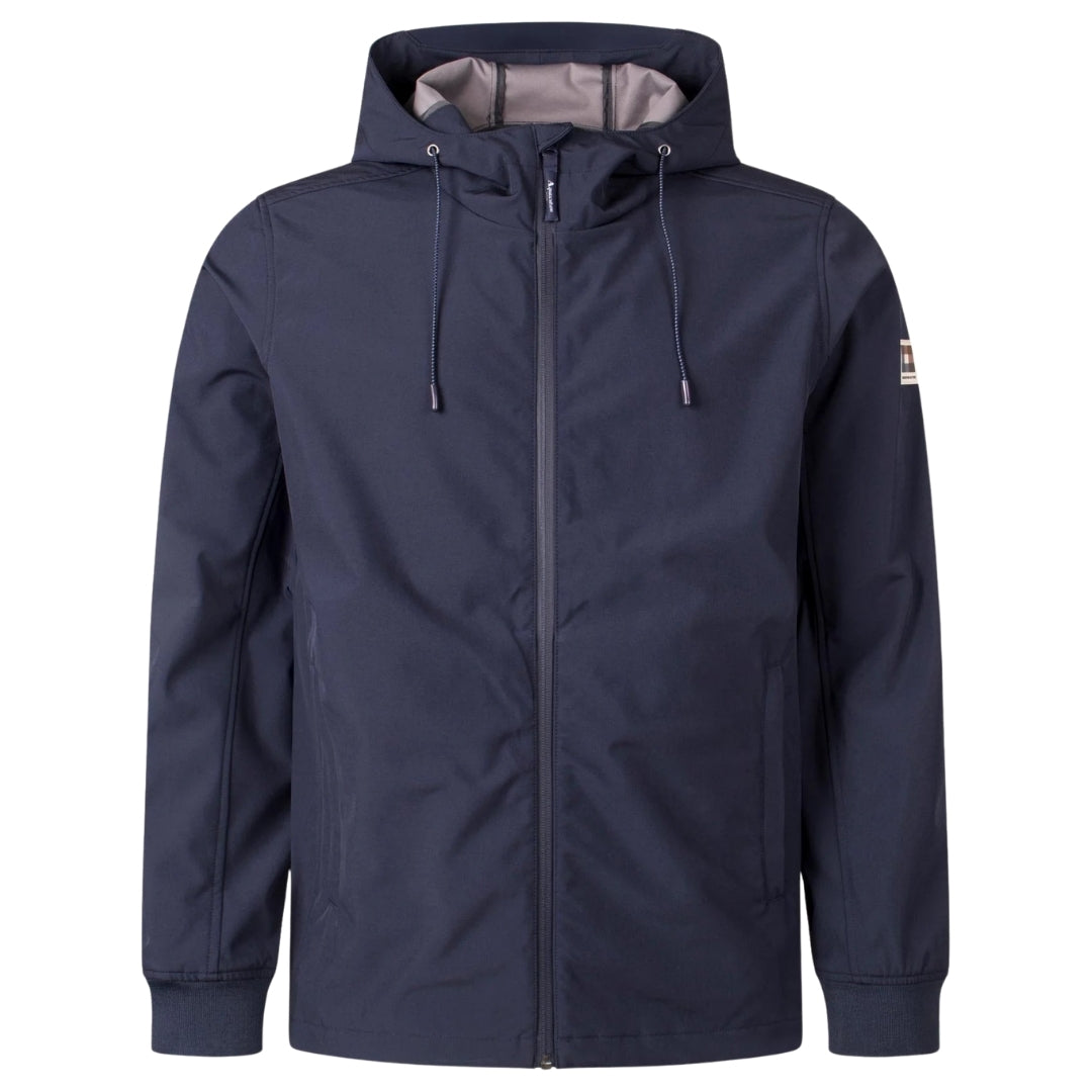 Aquascutum Active Shell Hybrid Hooded Jacket Navy S
