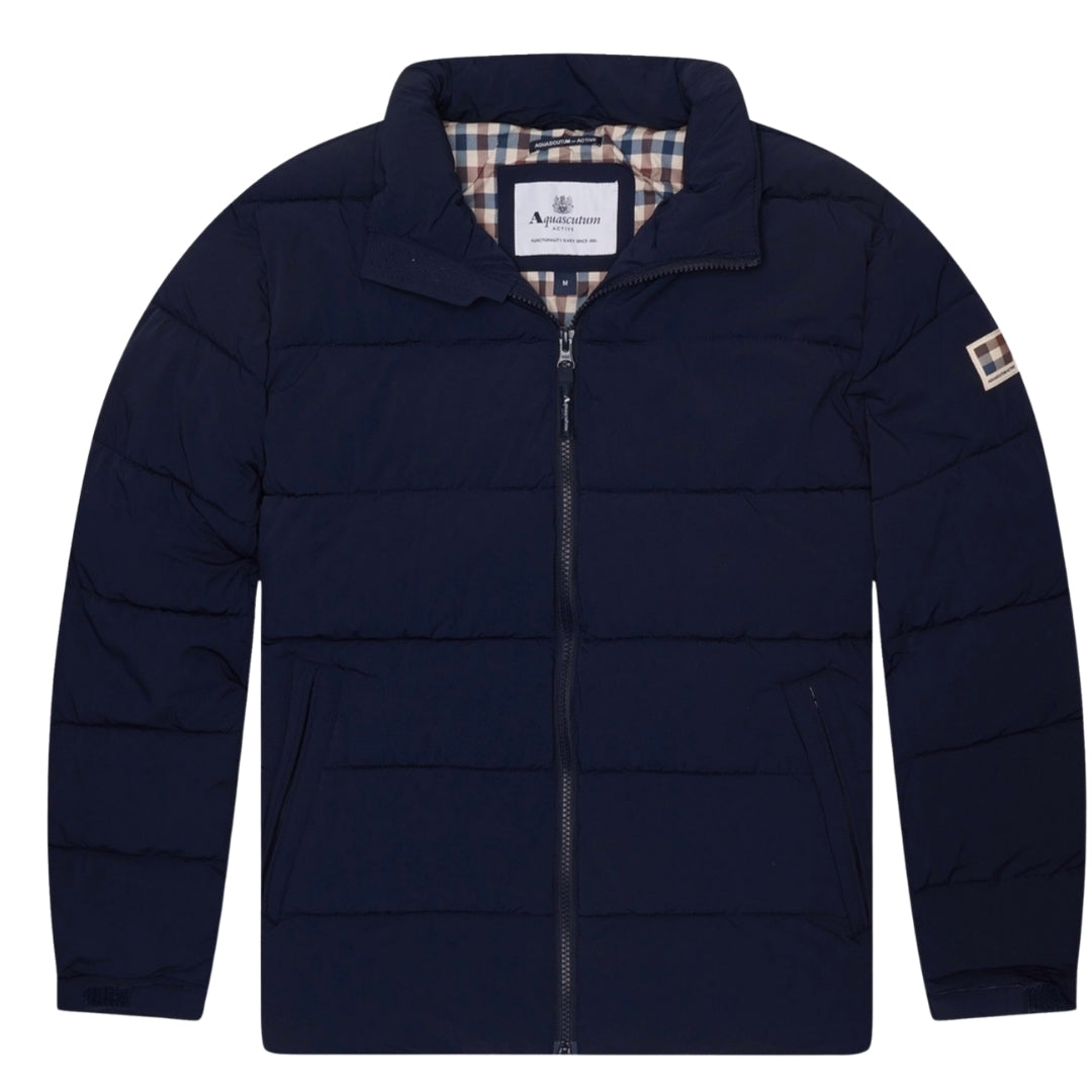 Aquascutum Active Sp Mockneck Puffer Jacket Navy S