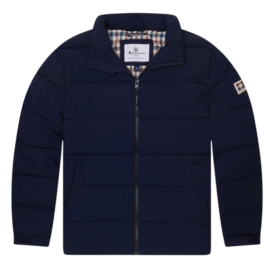 Aquascutum Active Sp Mockneck Puffer Jacket Navy S