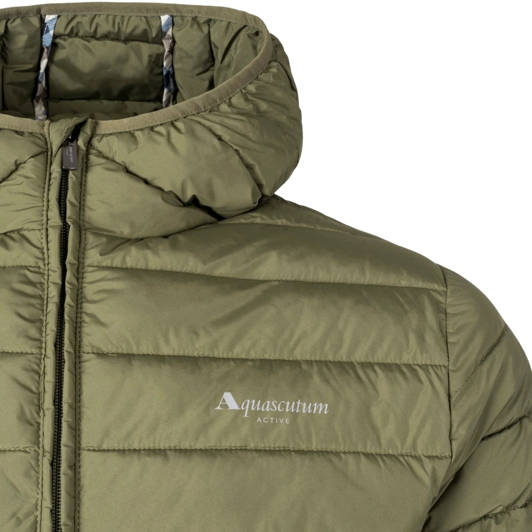 Aquascutum Active Rlg Active Hooded 100 Gr Army Green M