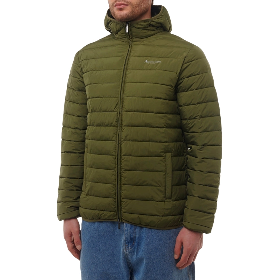 Aquascutum Active Rlg Active Hooded 100 Gr Army Green M