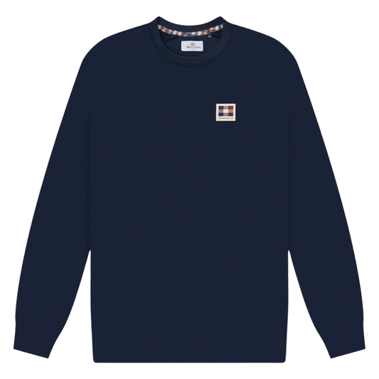 Aquascutum Active Patch Crewneck Navy S