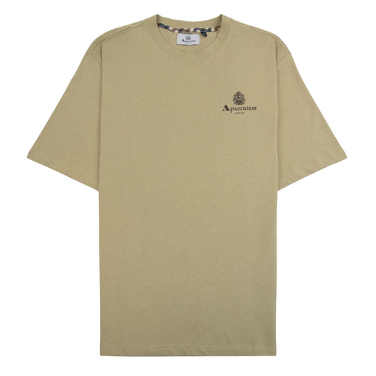 Aquascutum Active Small Logo T-Shirt Beige S