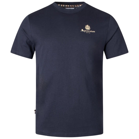 Aquascutum Active Small Logo T-Shirt Navy S