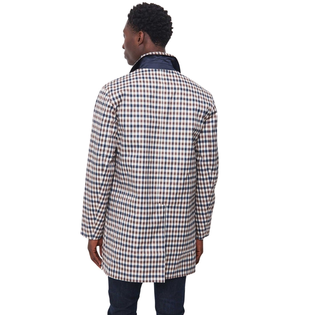 Aquascutum Active ARCHIVAL REVERSIBLE MID COAT AA_A005_JK003 BLUE NAVY Jacket Mens L
