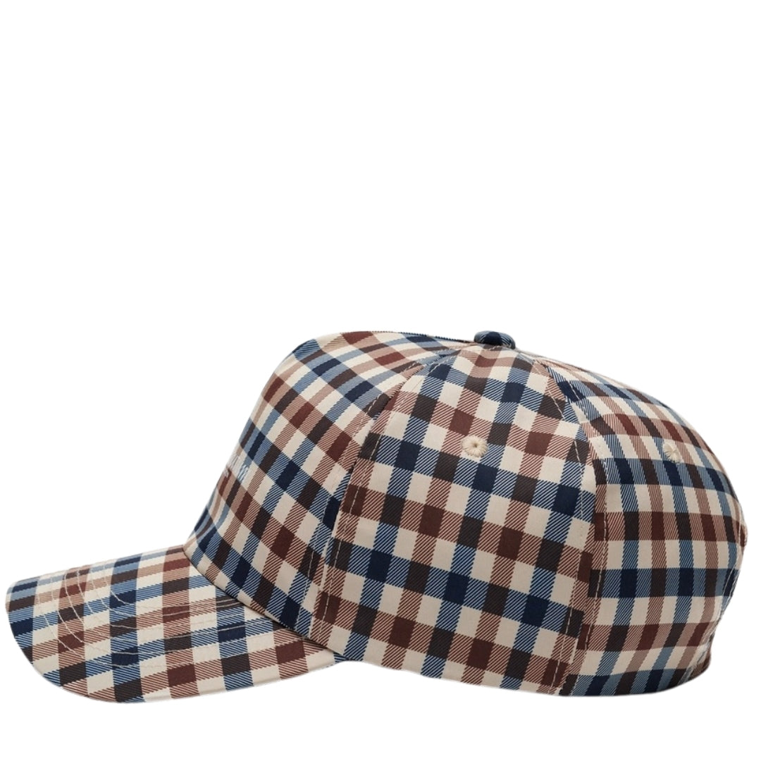 Aquascutum Active Active Cap Club Check Beige Cap One Size
