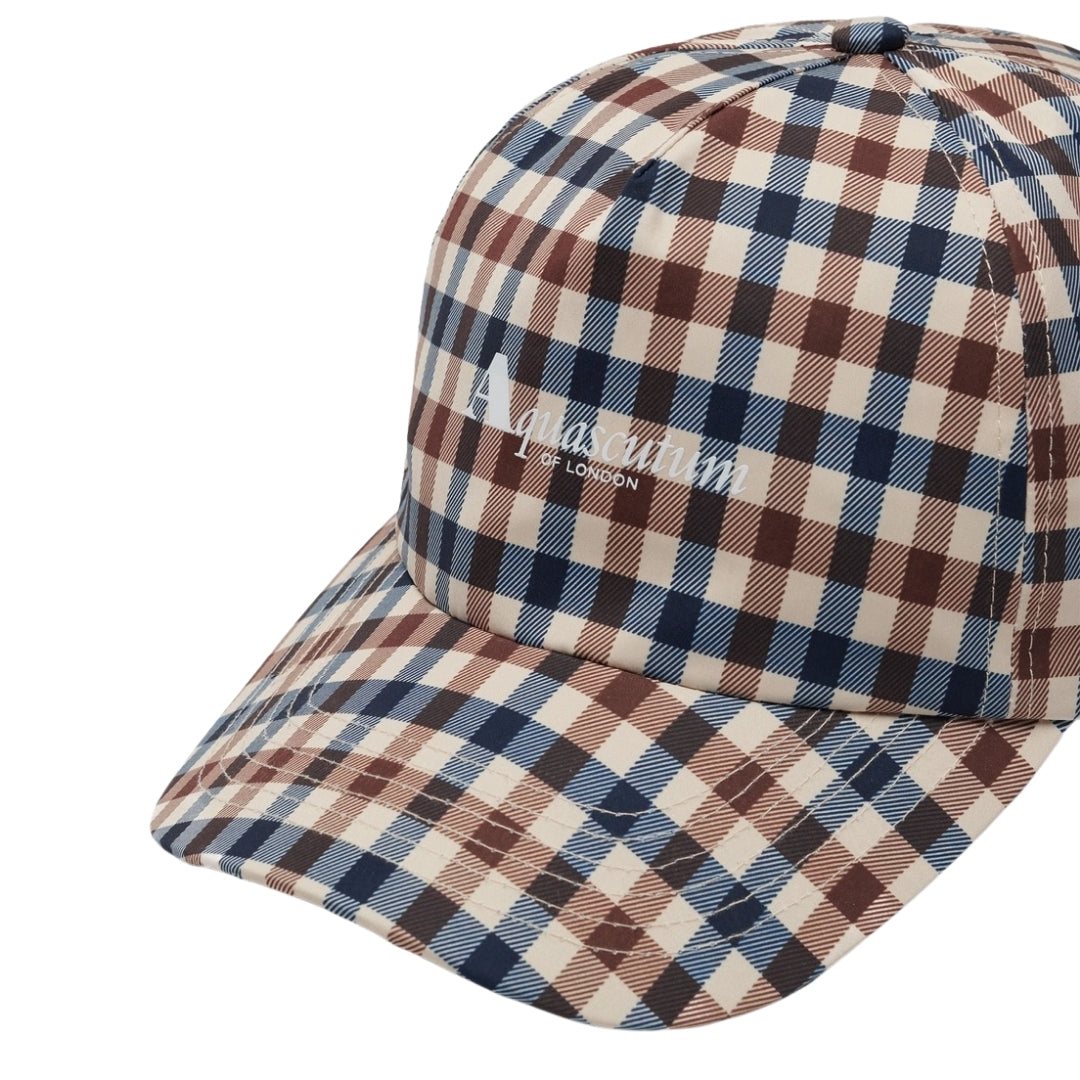 Aquascutum Active Active Cap Club Check Beige Cap One Size