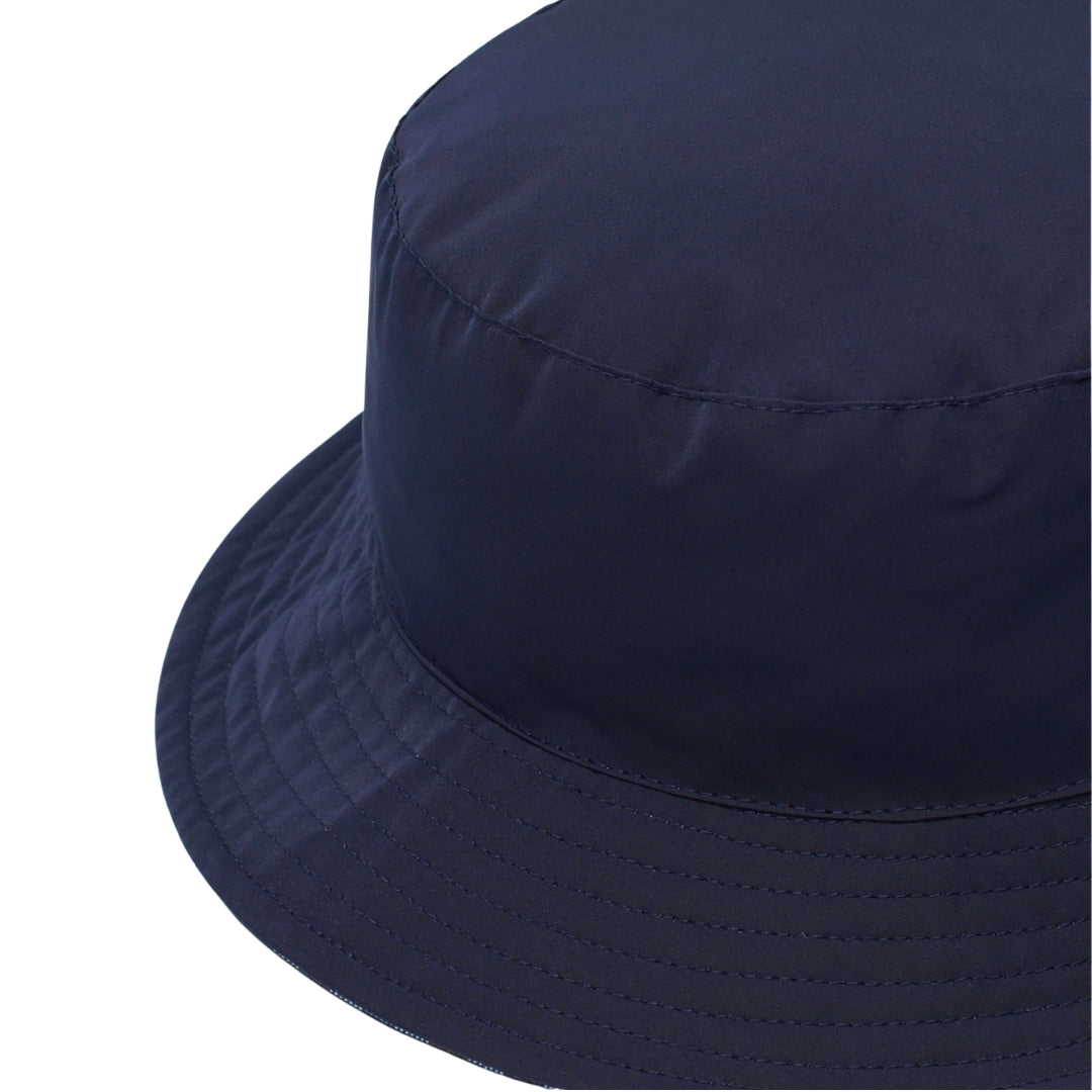 Aquascutum Active Active Reversible Bucket Navy Navy Hat L