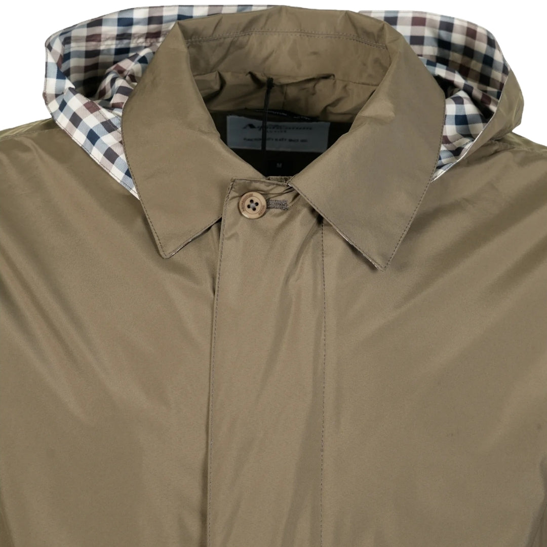 Aquascutum Active Active Packable Trench Army Green Green Jacket M