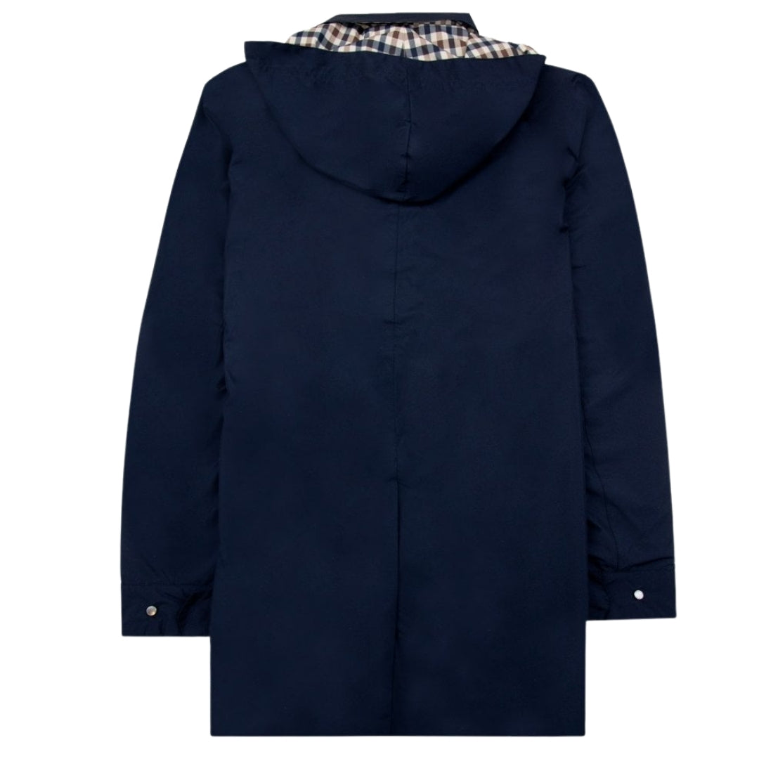 Aquascutum Active Active Packable Trench Navy Navy Blue Jacket S