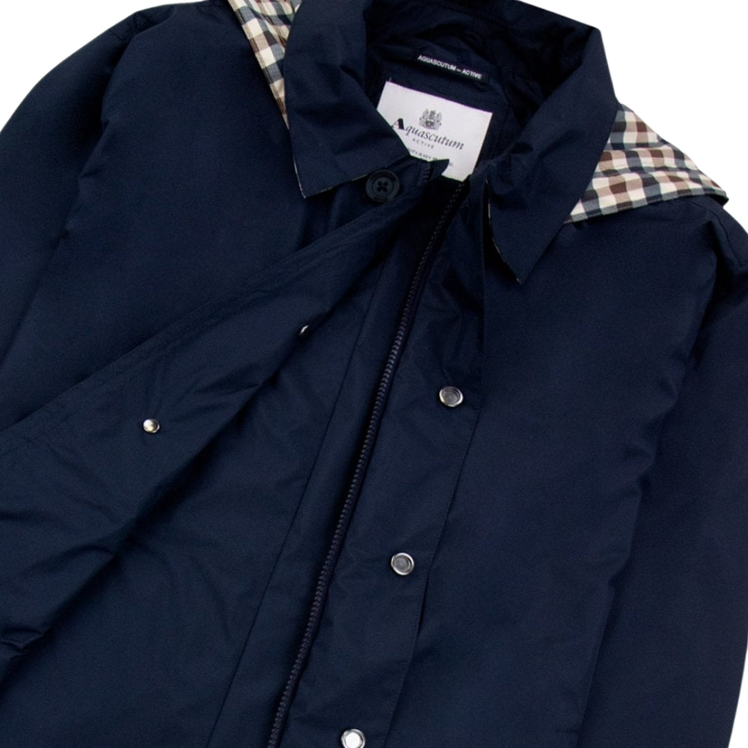 Aquascutum Active Active Packable Trench Navy Navy Blue Jacket S