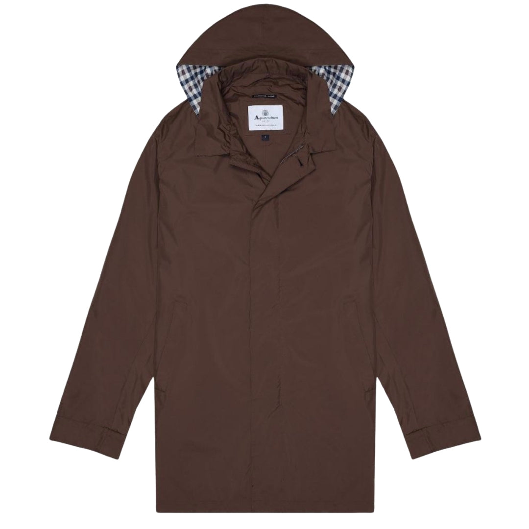 Aquascutum Active Active Packable Trench Brown Brown Jacket XL
