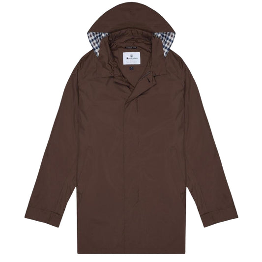 Aquascutum Active Active Packable Trench Brown Brown Jacket XL