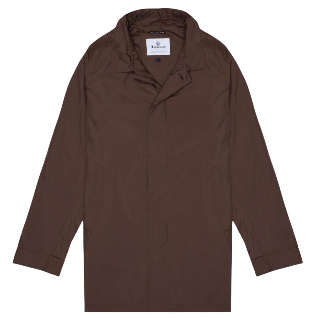 Aquascutum Active Active Packable Trench Brown Brown Jacket XL