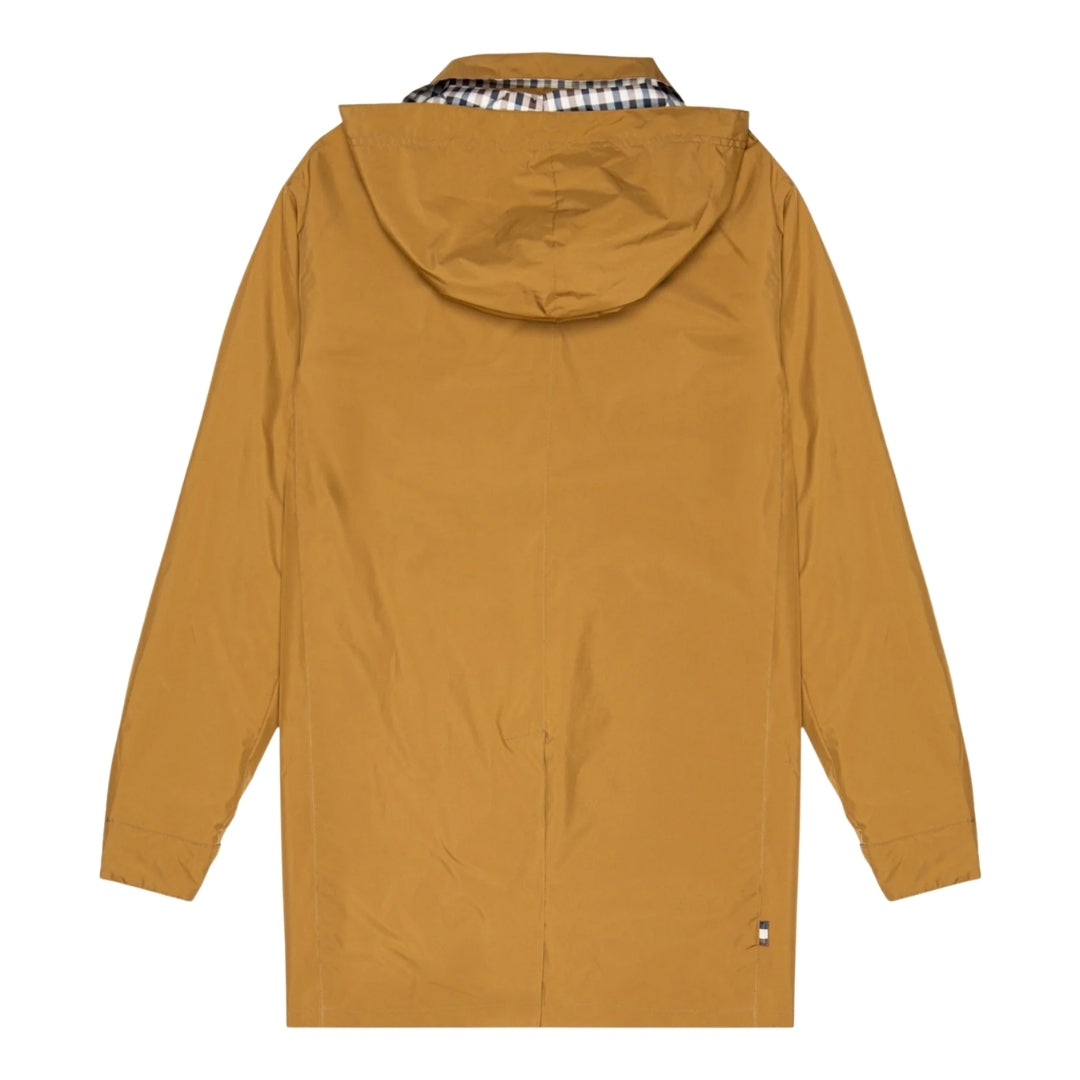 Aquascutum Active Active Packable Trench Rust Orange Jacket L