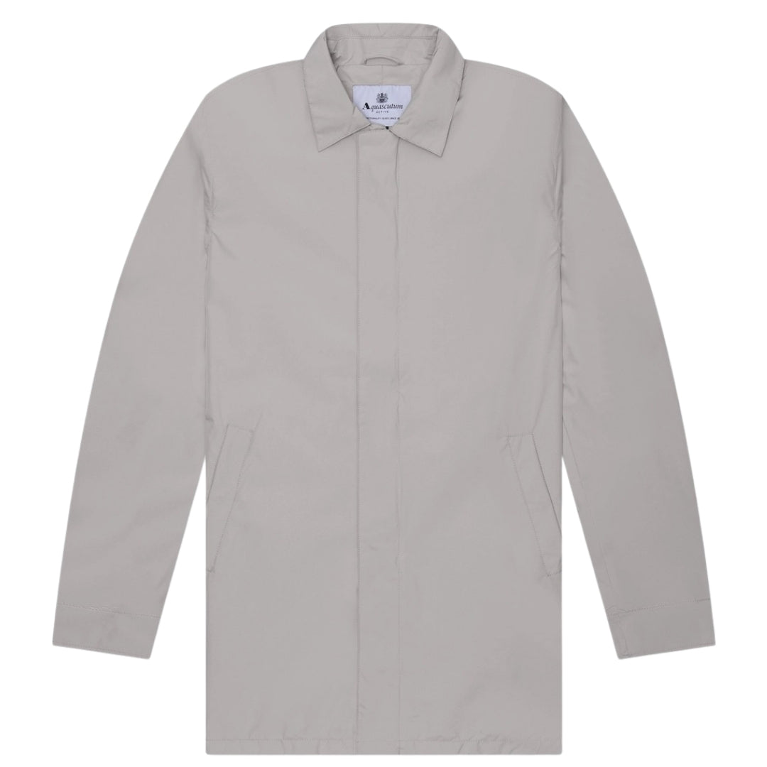 Aquascutum Active Active Packable Trench Antarctica Grey Jacket M