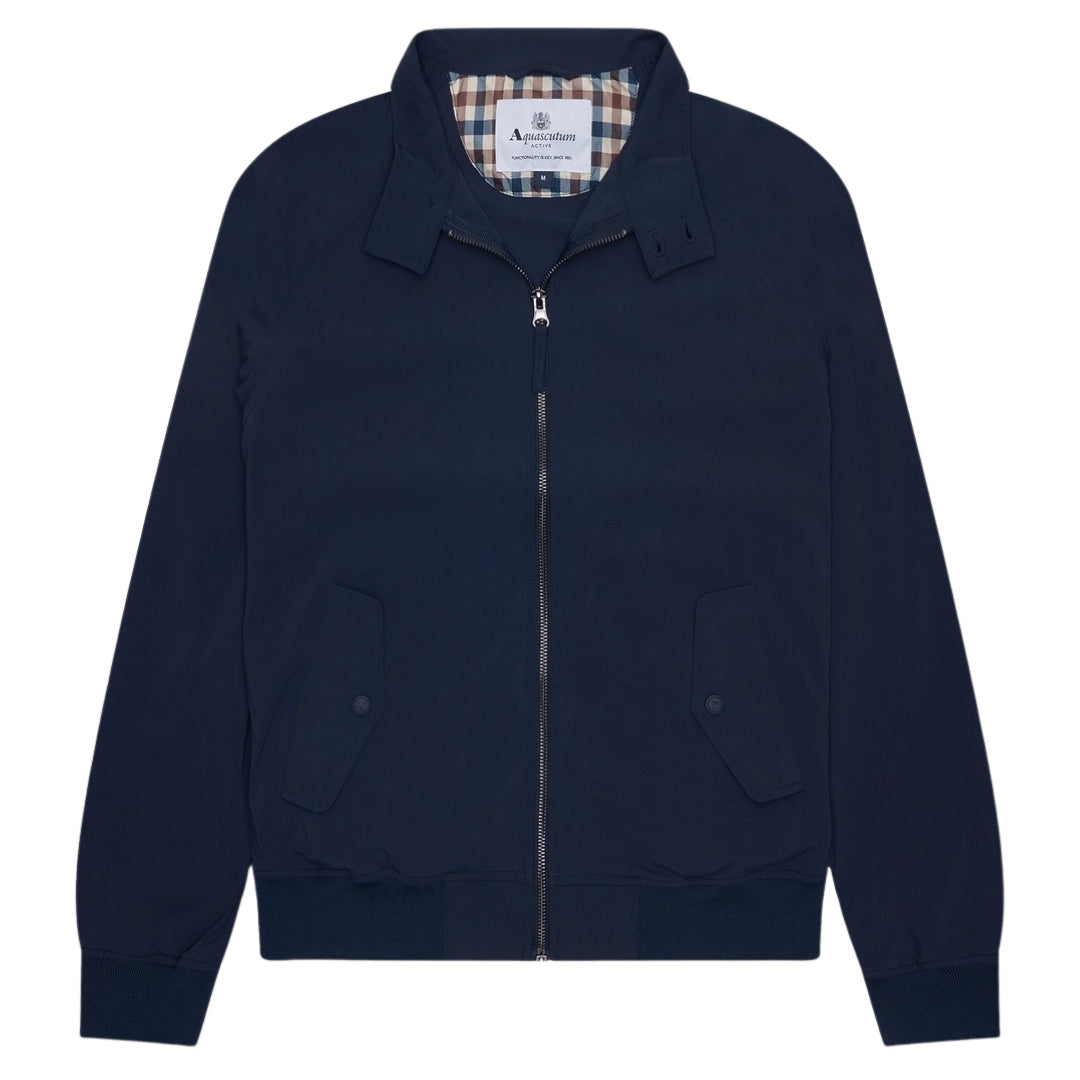 Aquascutum Active Active Coach Jacket Navy Navy Blue Jacket L
