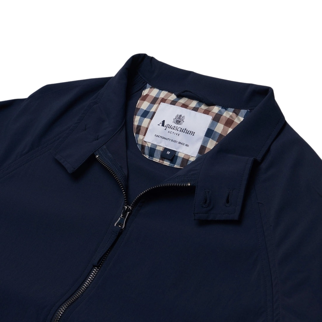 Aquascutum Active Active Coach Jacket Navy Navy Blue Jacket L