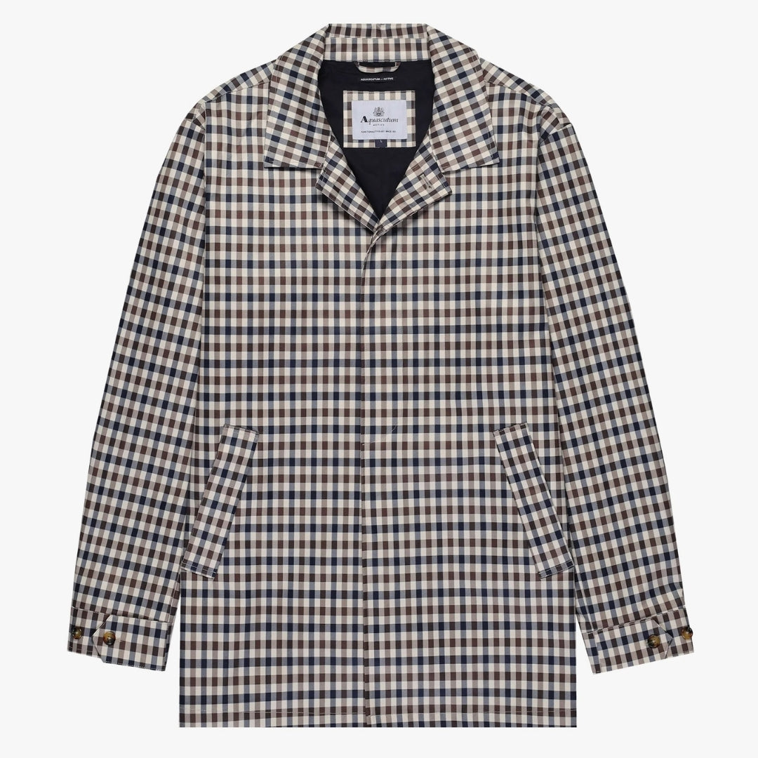 Aquascutum Active Iconic Caban Club Check Jacket