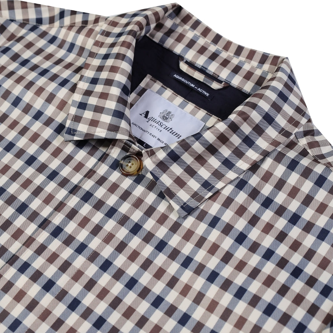 Aquascutum Active Iconic Caban Club Check Jacket