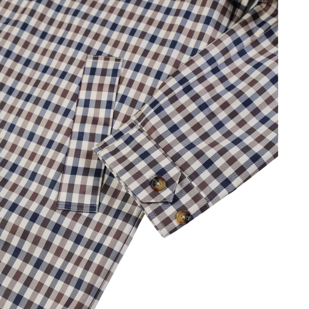 Aquascutum Active Iconic Caban Club Check Jacket