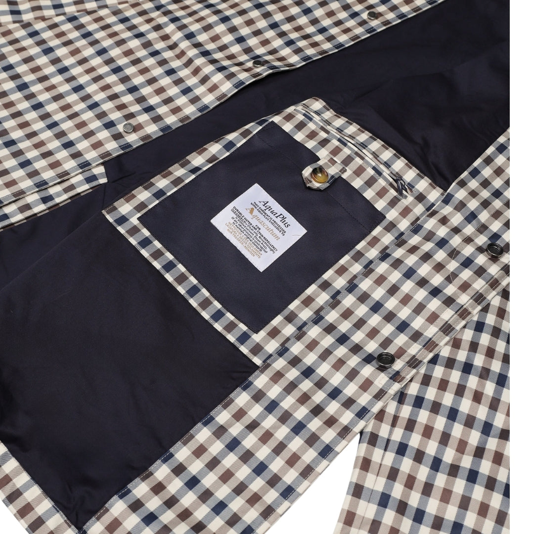 Aquascutum Active Iconic Caban Club Check Jacket