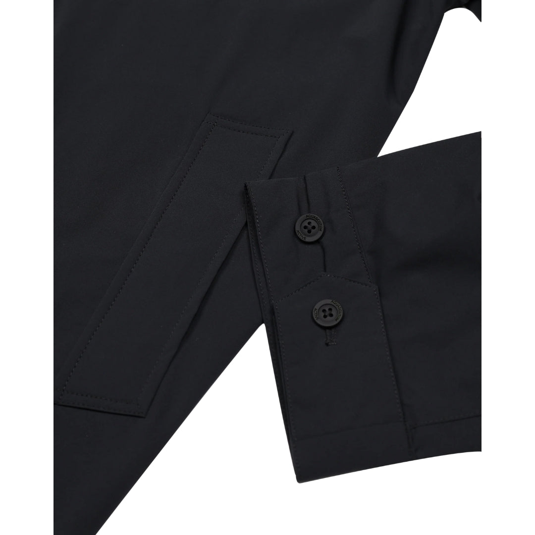 Aquascutum Active Stretch Caban Trench Coat Black L