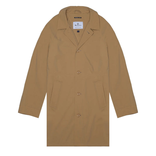 Aquascutum Active Stretch Caban Trench Coat Khaki M