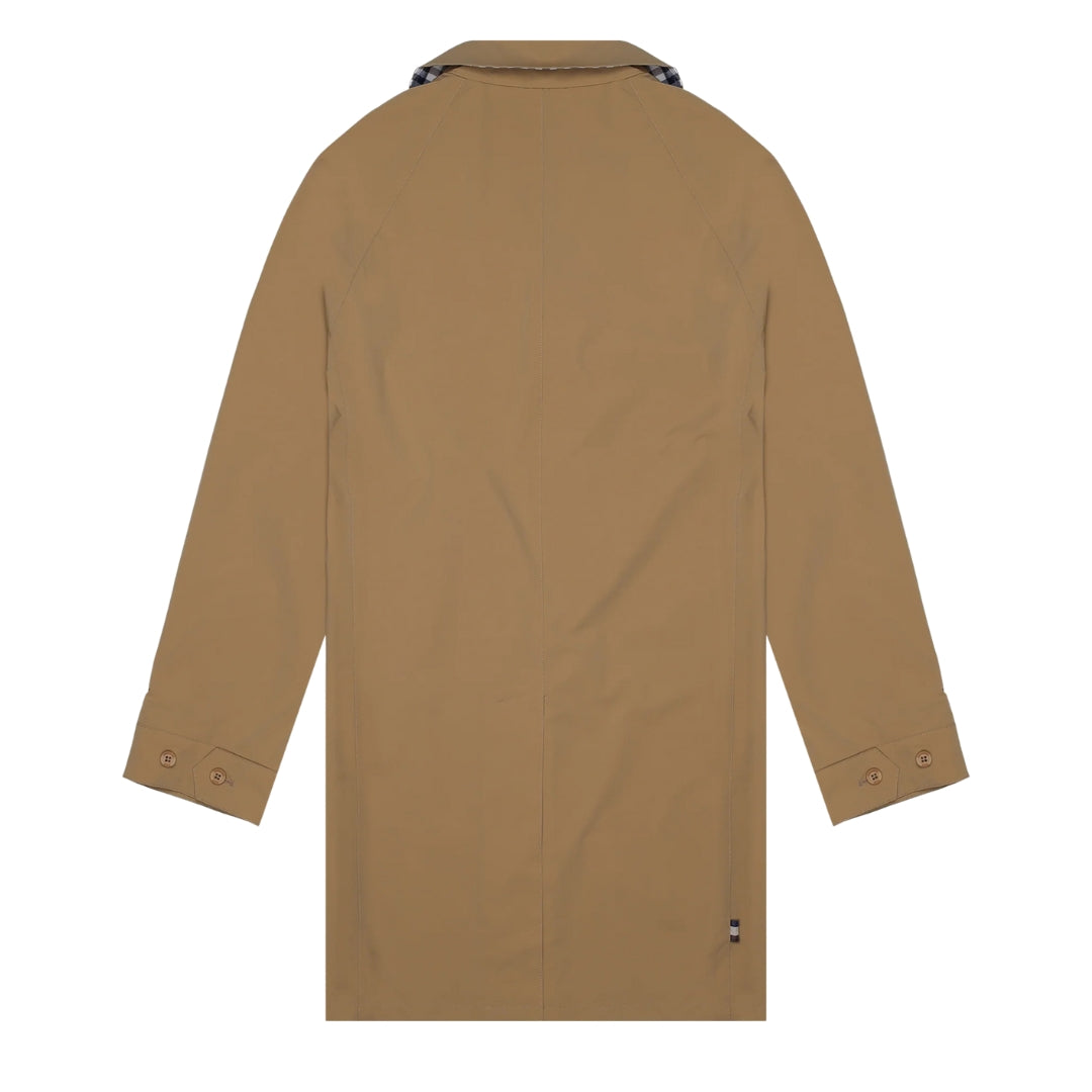 Aquascutum Active Stretch Caban Trench Coat Khaki M