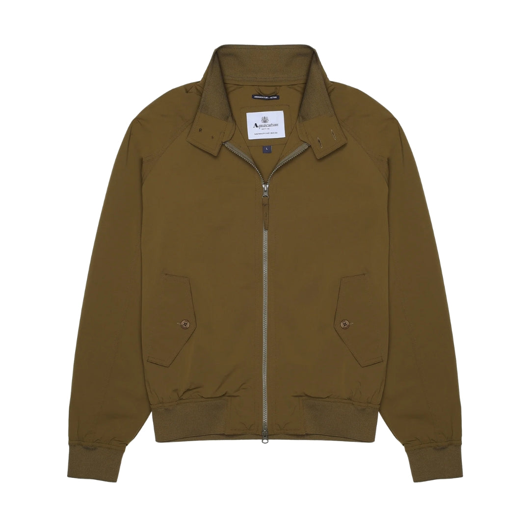 Aquascutum Active Stretch Harrington Army Green S