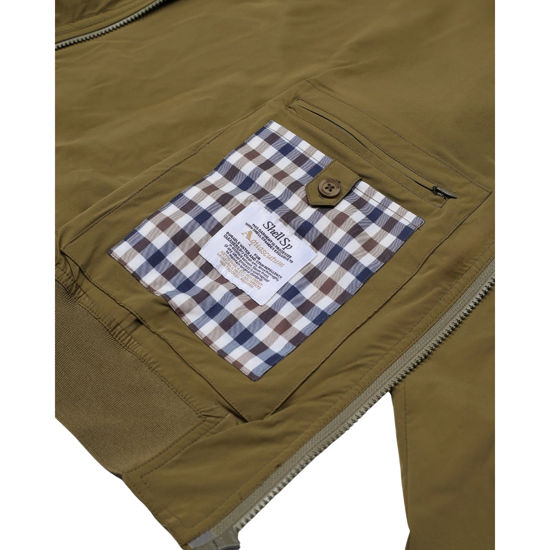 Aquascutum Active Stretch Harrington Army Green S