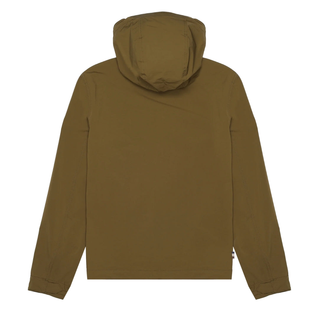 Aquascutum Active Hooded Stretch Windbreaker Army Green S