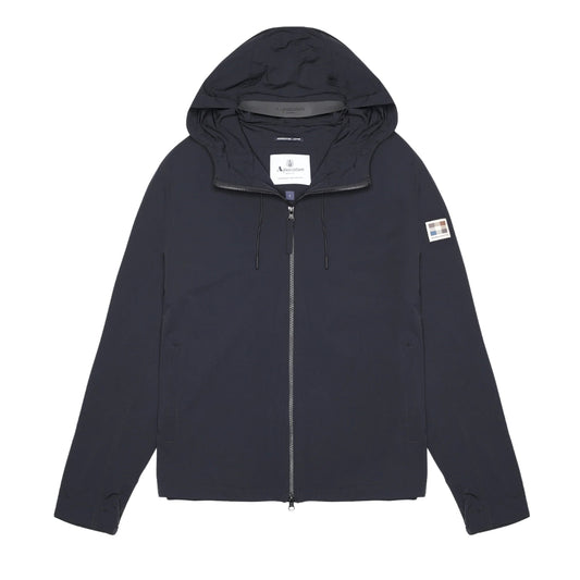 Aquascutum Active Hooded Stretch Windbreaker Navy M