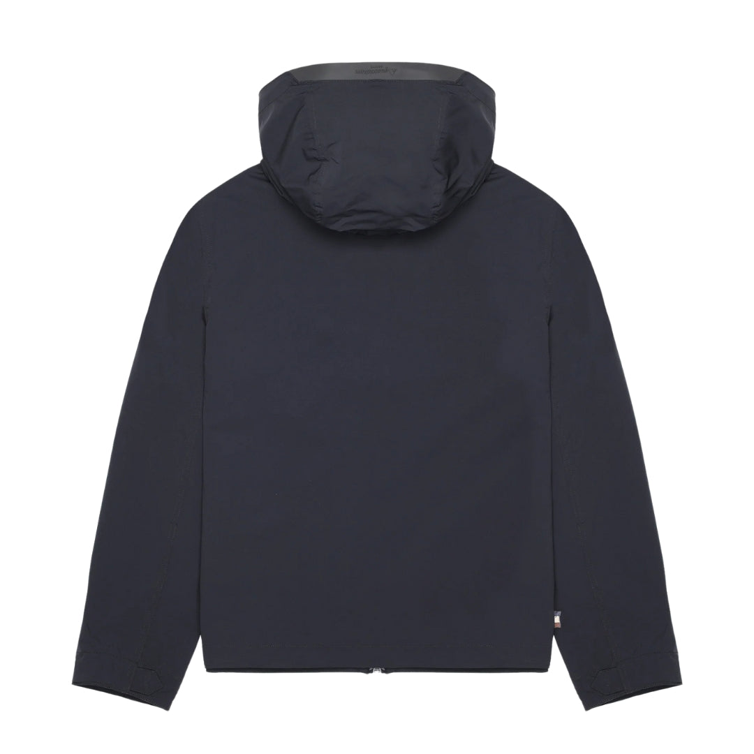 Aquascutum Active Hooded Stretch Windbreaker Navy M