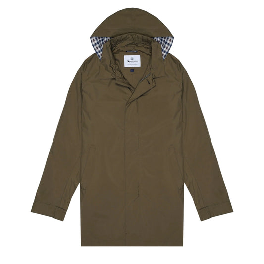 Aquascutum Active Rlg Packable Trench Army Green Jacket