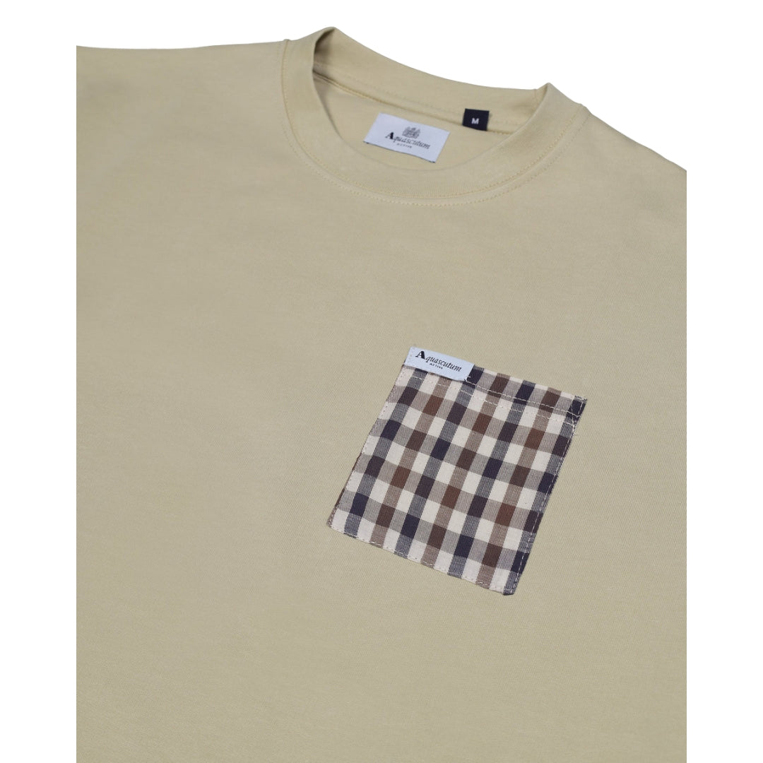 Aquascutum Active Iconic Pocket Crewneck Beige M